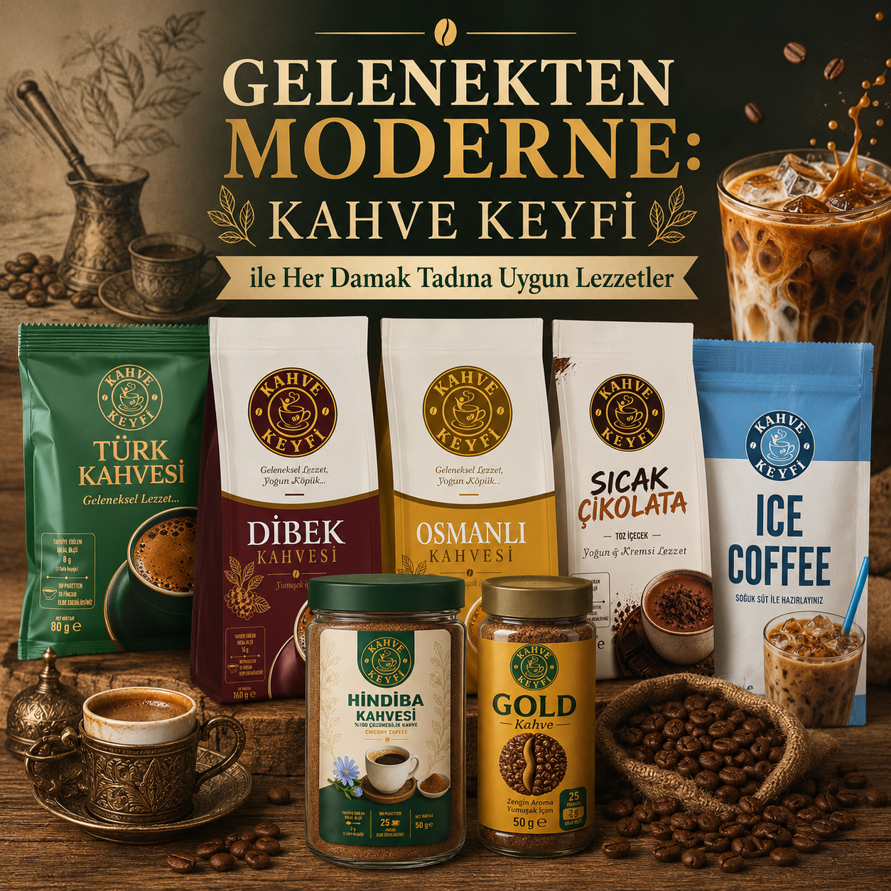 Gelenekten Moderne: Kahve Keyfi ile Her Damak Tadına Uygun Lezzetler