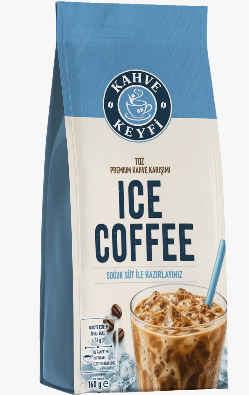 Kahve Keyfi Toz Premium Ice Coffee Karışımı 160 g
